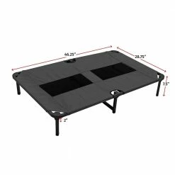 Extra Large 48 in. Gray Elevated Pet Bed Comfort Cot by Lucky Dog 10 Extra Large 48 in. Gray Elevated Pet Bed Comfort Cot by Lucky Dog -Cheap Bird & Wildlife Supplies Store gray lucky dog dog beds pillows cmb10148 ze0310 4f 1000