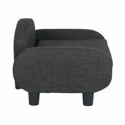 31.5 in. Modern Pet Sofa for Small to Medium Dog or Cat in Dark Gray Finish with Removable/Washable Mattress Bed by Paws & Purrs -Cheap Bird & Wildlife Supplies Store gray paws purrs dog beds pillows 61013 1f 1000