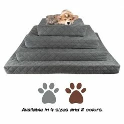Jumbo Gray Waterproof Memory Foam Pet Bed by Petmaker -Cheap Bird & Wildlife Supplies Store gray petmaker dog beds pillows hw3210218 44 1000