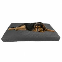 Jumbo Gray Waterproof Memory Foam Pet Bed by Petmaker -Cheap Bird & Wildlife Supplies Store gray petmaker dog beds pillows hw3210218 4f 1000
