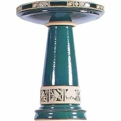 Burley Clay Zanesville Green Glazed Bath Set by BIRDS choice