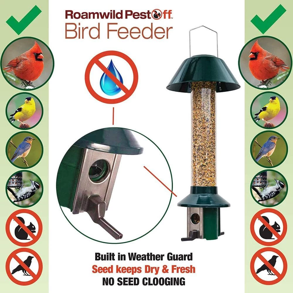 Metal Pest Off Squirrel Proof Mixed Seed and Sunflower Bird Feeder by Unbranded 4 Metal Pest Off Squirrel Proof Mixed Seed and Sunflower Bird Feeder by Unbranded - Image 4