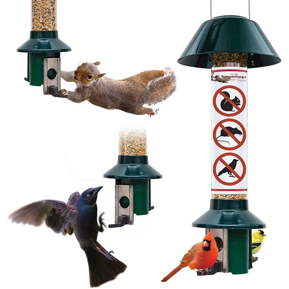 Metal Pest Off Squirrel Proof Mixed Seed and Sunflower Bird Feeder by Unbranded 2 Metal Pest Off Squirrel Proof Mixed Seed and Sunflower Bird Feeder by Unbranded - Image 2
