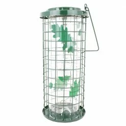 Green Squirrel Stumper Squirrel Resistant Metal Wild Bird Feeder - 3 lb. Capacity by Perky-Pet