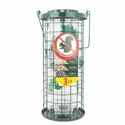 Green Squirrel Stumper Squirrel Resistant Metal Wild Bird Feeder - 3 lb. Capacity by Perky-Pet -Cheap Bird & Wildlife Supplies Store green perky pet bird feeders 114g c3 1000