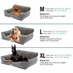 Washable Extra Large Grey Dog Bed With Bolster by Euchirus -Cheap Bird & Wildlife Supplies Store grey dog beds pillows grey xl fa 1000