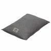 Medium 36 in. x 27 in. Chenille Pet Bed Gray by Happy Tails
