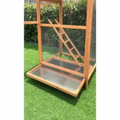 Outdoor Wooden Bird Cage by Hanover -Cheap Bird & Wildlife Supplies Store hanover accessories hanbc0101 cdr 1f 1000