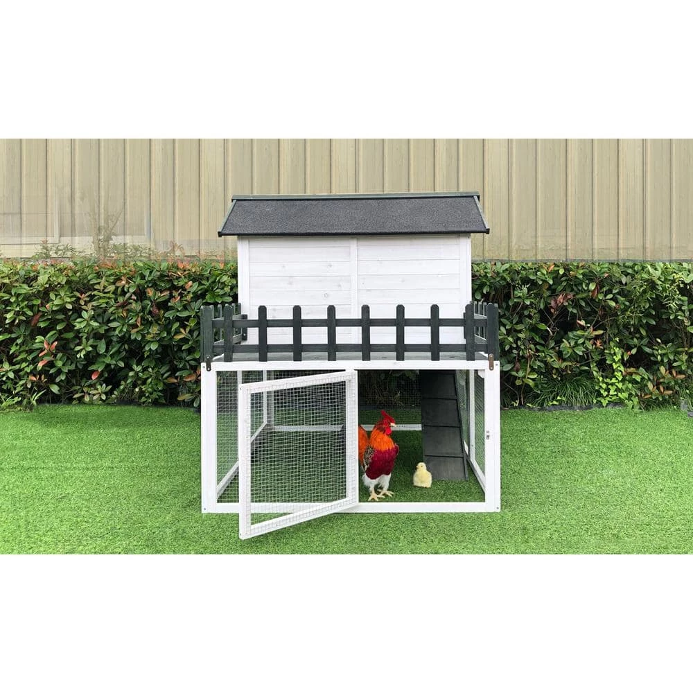 Elevated Wooden Chicken Coop by Hanover 10 Elevated Wooden Chicken Coop by Hanover - Image 10