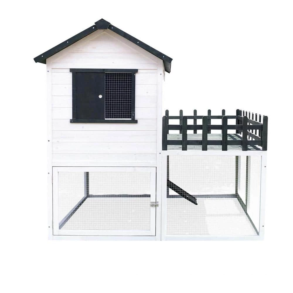 Elevated Wooden Chicken Coop by Hanover 1 Elevated Wooden Chicken Coop by Hanover