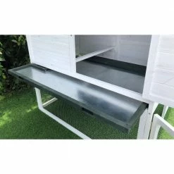 Elevated Wooden Chicken Coop by Hanover 19 Elevated Wooden Chicken Coop by Hanover -Cheap Bird & Wildlife Supplies Store hanover accessories hancc0102 wht 77 1000