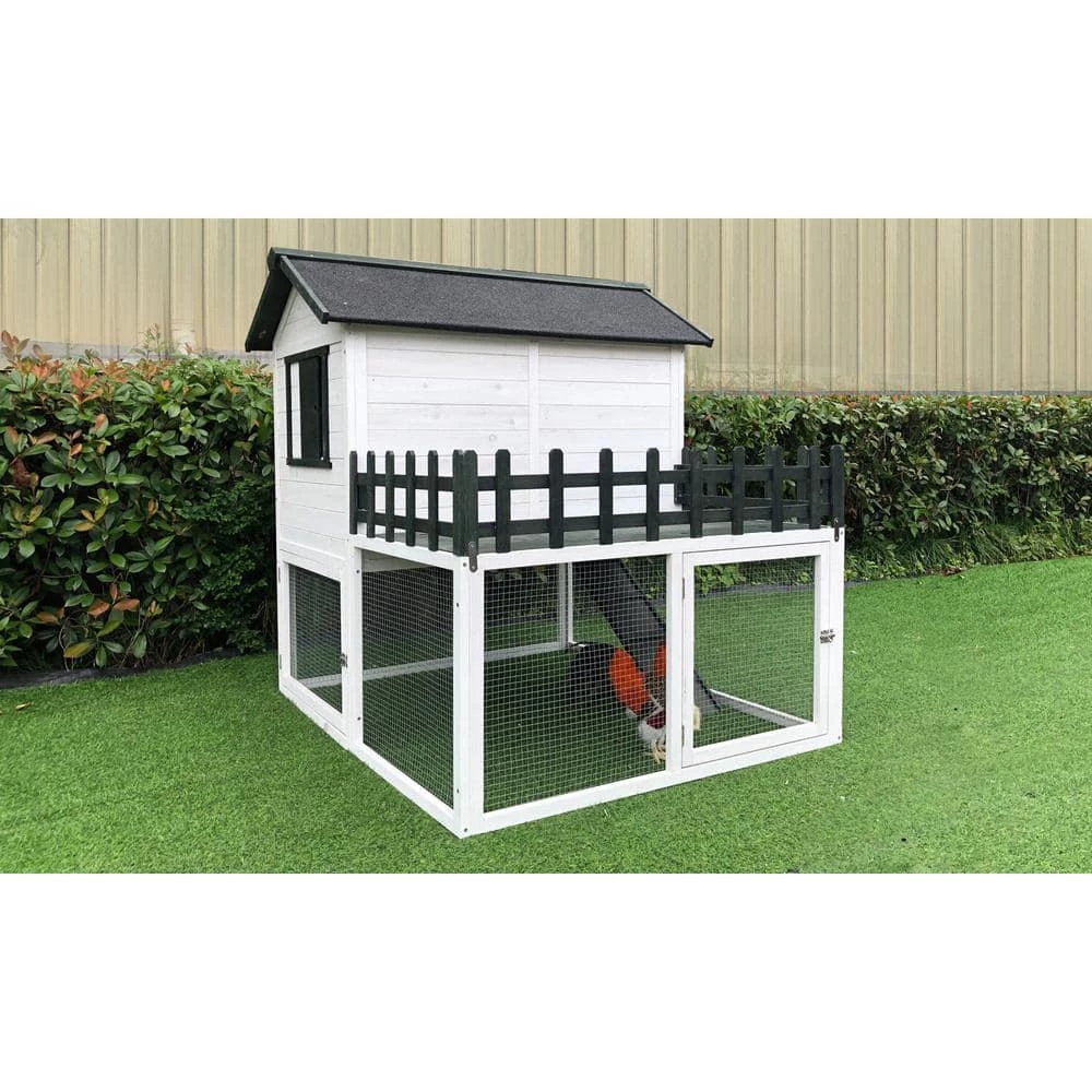 Elevated Wooden Chicken Coop by Hanover 12 Elevated Wooden Chicken Coop by Hanover - Image 12