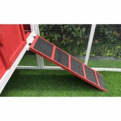 Outdoor Elevated Wooden Chicken Coop by Hanover 22 Outdoor Elevated Wooden Chicken Coop by Hanover -Cheap Bird & Wildlife Supplies Store hanover accessories hancc0104 red 1f 1000