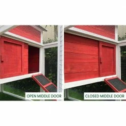 Outdoor Elevated Wooden Chicken Coop by Hanover 20 Outdoor Elevated Wooden Chicken Coop by Hanover -Cheap Bird & Wildlife Supplies Store hanover accessories hancc0104 red c3 1000