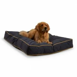Buster Large Denim Dog Bed by Happy Hounds