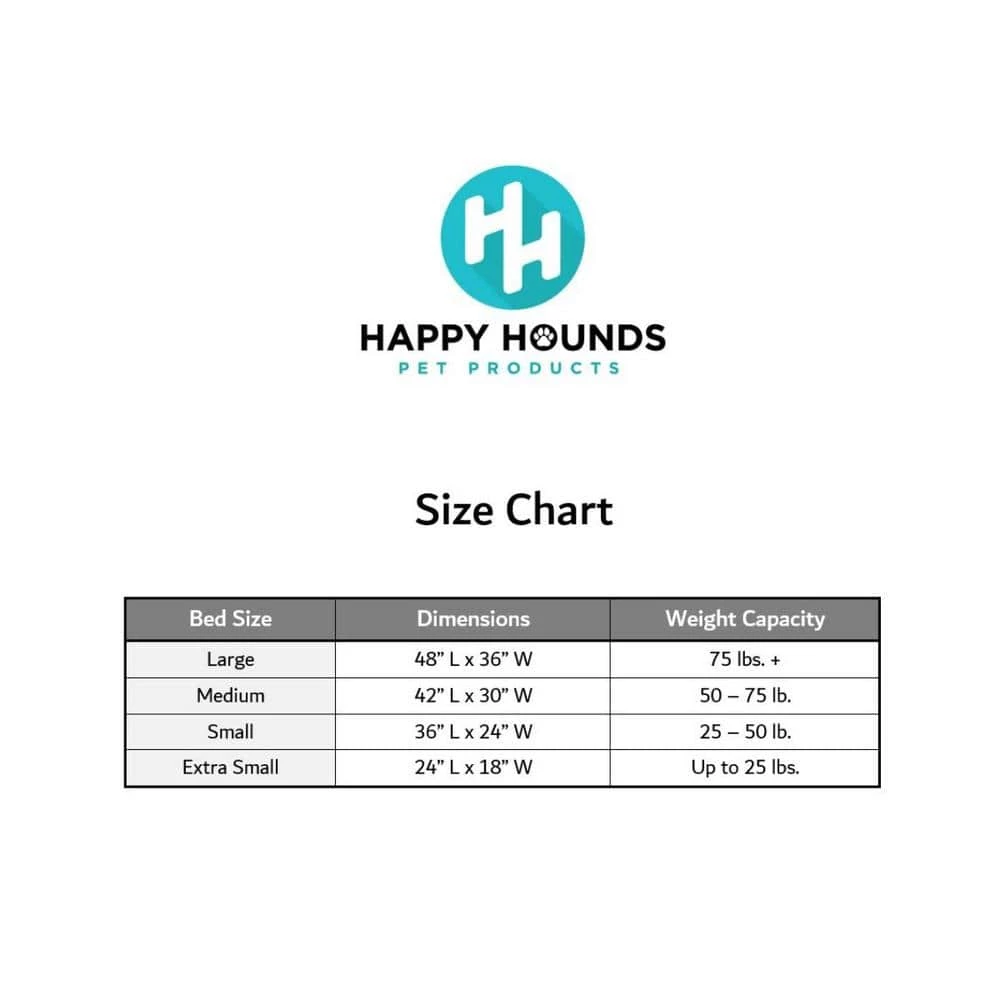 Buster Large Denim Dog Bed by Happy Hounds 7 Buster Large Denim Dog Bed by Happy Hounds - Image 7