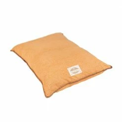 Medium 36 in. x 27 in. Chenille Pet Bed Burnt Orange by Happy Tails