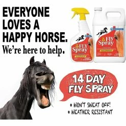 1 Gal. 14-Day Fly Spray for Horses by Harris -Cheap Bird & Wildlife Supplies Store harris accessories happy 128 1f 1000