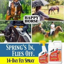 1 Gal. 14-Day Fly Spray for Horses by Harris -Cheap Bird & Wildlife Supplies Store harris accessories happy 128 4f 1000