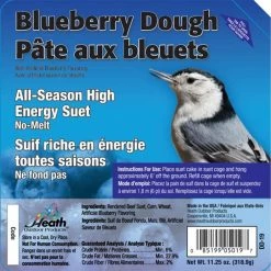 11.25 oz. Blueberry Dough Suet Cake (12-Pack) by Heath Outdoor Products -Cheap Bird & Wildlife Supplies Store heath outdoor products bird seed food dd 19 4f 1000