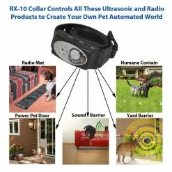 Humane Contain Rechargeable Multi-Function Radio Collar by High Tech Pet -Cheap Bird & Wildlife Supplies Store high tech pet fencing systems rx 10 4f 1000