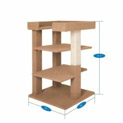 Beige 3-Level Cat Tree Tower, Multi-Level Kitten Tower Play House Activity Center, Kitty Pet House Furniture for Cats by HOMESTOCK 11 Beige 3-Level Cat Tree Tower, Multi-Level Kitten Tower Play House Activity Center, Kitty Pet House Furniture for Cats by HOMESTOCK -Cheap Bird & Wildlife Supplies Store homestock cat trees scratch posts 98736 76 1000