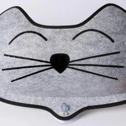 27 in. x 11 in. Medium Gray EZ Mount Kittyface Window Bed by K and H Pet Products -Cheap Bird & Wildlife Supplies Store k and h pet products cat beds 100213600 c3 1000