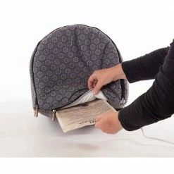 Thermo-Pet Cave Small Gray Ultra-Fleece/Polyester Geo Flower Bed by K and H Pet Products -Cheap Bird & Wildlife Supplies Store k and h pet products cat beds 100544939 4f 1000