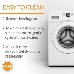 Thermo-Kitty Mat Medium Gray Microfleece/Microsuede Heated Bed by K and H Pet Products -Cheap Bird & Wildlife Supplies Store k and h pet products cat beds 100544963 fa 1000