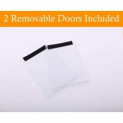 Gray/Black Outdoor Kitty House (Unheated) - 18 in. x 22 in. x 17 in. by K and H Pet Products -Cheap Bird & Wildlife Supplies Store k and h pet products cat houses 100213101 1f 1000