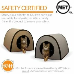 21 in. x 14 in. x 13 in. 25-Watt Tan Mod Thermo-Kitty Shelter by K and H Pet Products 9 21 in. x 14 in. x 13 in. 25-Watt Tan Mod Thermo-Kitty Shelter by K and H Pet Products -Cheap Bird & Wildlife Supplies Store k and h pet products cat houses 100213178 1f 1000