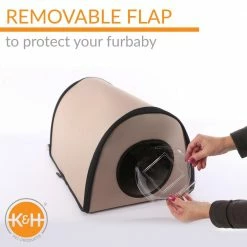 21 in. x 14 in. x 13 in. 25-Watt Tan Mod Thermo-Kitty Shelter by K and H Pet Products 8 21 in. x 14 in. x 13 in. 25-Watt Tan Mod Thermo-Kitty Shelter by K and H Pet Products -Cheap Bird & Wildlife Supplies Store k and h pet products cat houses 100213178 4f 1000