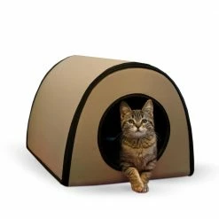21 in. x 14 in. x 13 in. 25-Watt Tan Mod Thermo-Kitty Shelter by K and H Pet Products