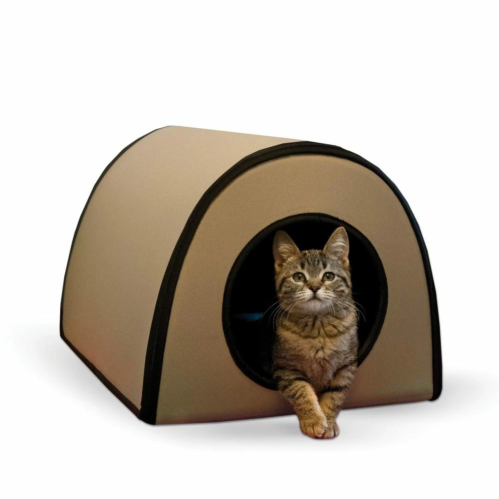 21 in. x 14 in. x 13 in. 25-Watt Tan Mod Thermo-Kitty Shelter by K and H Pet Products 1 21 in. x 14 in. x 13 in. 25-Watt Tan Mod Thermo-Kitty Shelter by K and H Pet Products