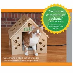 Natural Wood 25-Watt Birchwood Manor Thermo-Kitty Home (Heated) - 18 in. x 16 in. x 15 in. by K and H Pet Products 13 Natural Wood 25-Watt Birchwood Manor Thermo-Kitty Home (Heated) - 18 in. x 16 in. x 15 in. by K and H Pet Products -Cheap Bird & Wildlife Supplies Store k and h pet products cat houses 100213420 1f 1000