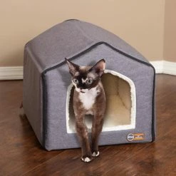 16 in. x 15 in. x 14 in. Classy Gray/Natural Indoor Pet House by K and H Pet Products 13 16 in. x 15 in. x 14 in. Classy Gray/Natural Indoor Pet House by K and H Pet Products -Cheap Bird & Wildlife Supplies Store k and h pet products cat houses 100542338 31 1000