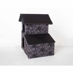 Outdoor 2-Story Kitty House with Dining Room Gray Leaf Print Medium by K and H Pet Products 8 Outdoor 2-Story Kitty House with Dining Room Gray Leaf Print Medium by K and H Pet Products -Cheap Bird & Wildlife Supplies Store k and h pet products cat houses 100544930 c3 1000