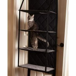 Hangin' Cat Tree 4-Story Gray by K and H Pet Products -Cheap Bird & Wildlife Supplies Store k and h pet products cat trees scratch posts 100544926 44 1000