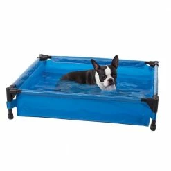 K and H Medium Non-Slip Vinyl Pet Pool by K and H Pet Products -Cheap Bird & Wildlife Supplies Store k and h pet products pet baths 100544946 31 1000