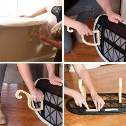 Kitty Sill Deluxe Medium Tan Kitty Print Window Sill Cat Seat with Bolster by K&H Pet Products -Cheap Bird & Wildlife Supplies Store k h pet products cat beds 100213044 fa 1000