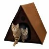 Outdoor Heated Kitty A-Frame House by K&H Pet Products