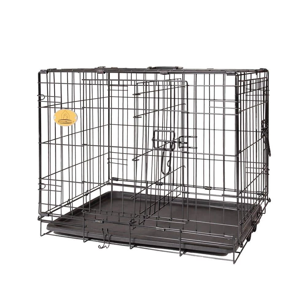 24 in. x 17 in. x 19 in. Small Wire Dog Crate by KennelMaster 1 24 in. x 17 in. x 19 in. Small Wire Dog Crate by KennelMaster