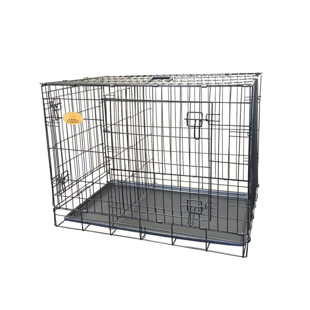 42 in. x 28 in. x 30 in. Large Wire Dog Crate by KennelMaster 1 42 in. x 28 in. x 30 in. Large Wire Dog Crate by KennelMaster