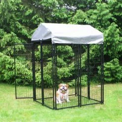 4 ft. x 4 ft. x 6 ft. Welded Wire Dog Fence Kennel Kit by KennelMaster -Cheap Bird & Wildlife Supplies Store kennelmaster dog kennels dk644wc 4f 1000