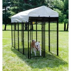 4 ft. x 8 ft. x 6 ft. Welded Wire Dog Fence Kennel Kit by KennelMaster -Cheap Bird & Wildlife Supplies Store kennelmaster dog kennels dk648wc 4f 1000