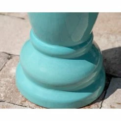 Brandy Teal and Brown Glazed Ceramic Pedestal Birdbath by Kenroy Home -Cheap Bird & Wildlife Supplies Store kenroy home bird bath fountains 51085tg 76 1000