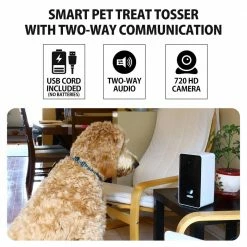 Connected Pet Treat Dispenser: 165° HD Night Vision Camera (Wi-Fi Enabled, Alexa Compatible) by Lentek 10 Connected Pet Treat Dispenser: 165° HD Night Vision Camera (Wi-Fi Enabled, Alexa Compatible) by Lentek -Cheap Bird & Wildlife Supplies Store lentek apparel accessories pt01 1f 1000