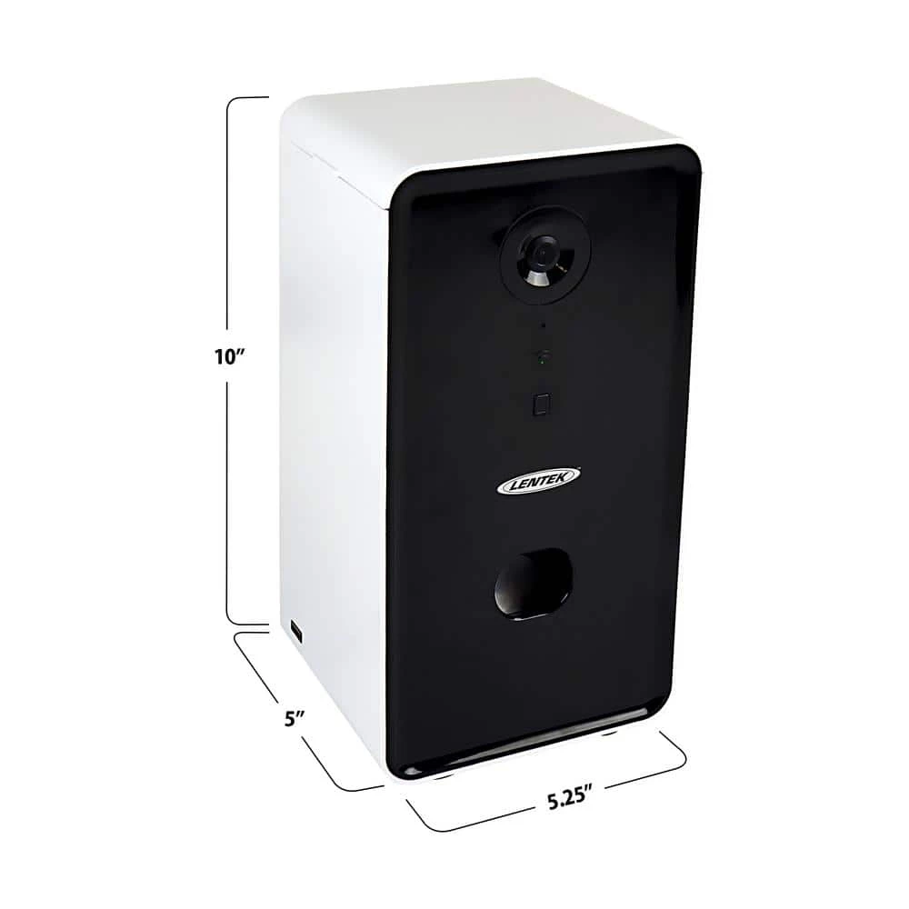 Connected Pet Treat Dispenser: 165° HD Night Vision Camera (Wi-Fi Enabled, Alexa Compatible) by Lentek 7 Connected Pet Treat Dispenser: 165° HD Night Vision Camera (Wi-Fi Enabled, Alexa Compatible) by Lentek - Image 7
