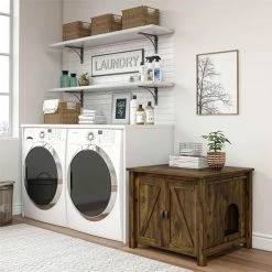 Farmington Litter Box Enclosure, Rustic by OLLIE & HUTCH -Cheap Bird & Wildlife Supplies Store litter boxes houses 4816846com 4f 1000