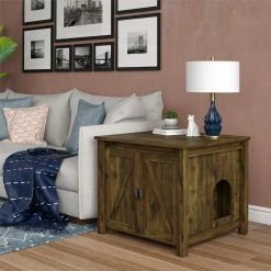 Farmington Litter Box Enclosure, Rustic by OLLIE & HUTCH -Cheap Bird & Wildlife Supplies Store litter boxes houses 4816846com c3 1000